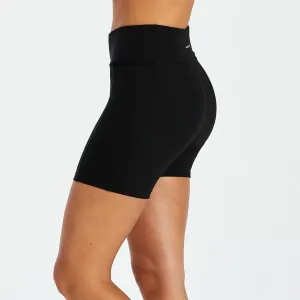 abi and joseph Tiebreak Rib Dual Pocket Mid-Thigh Tight | Black