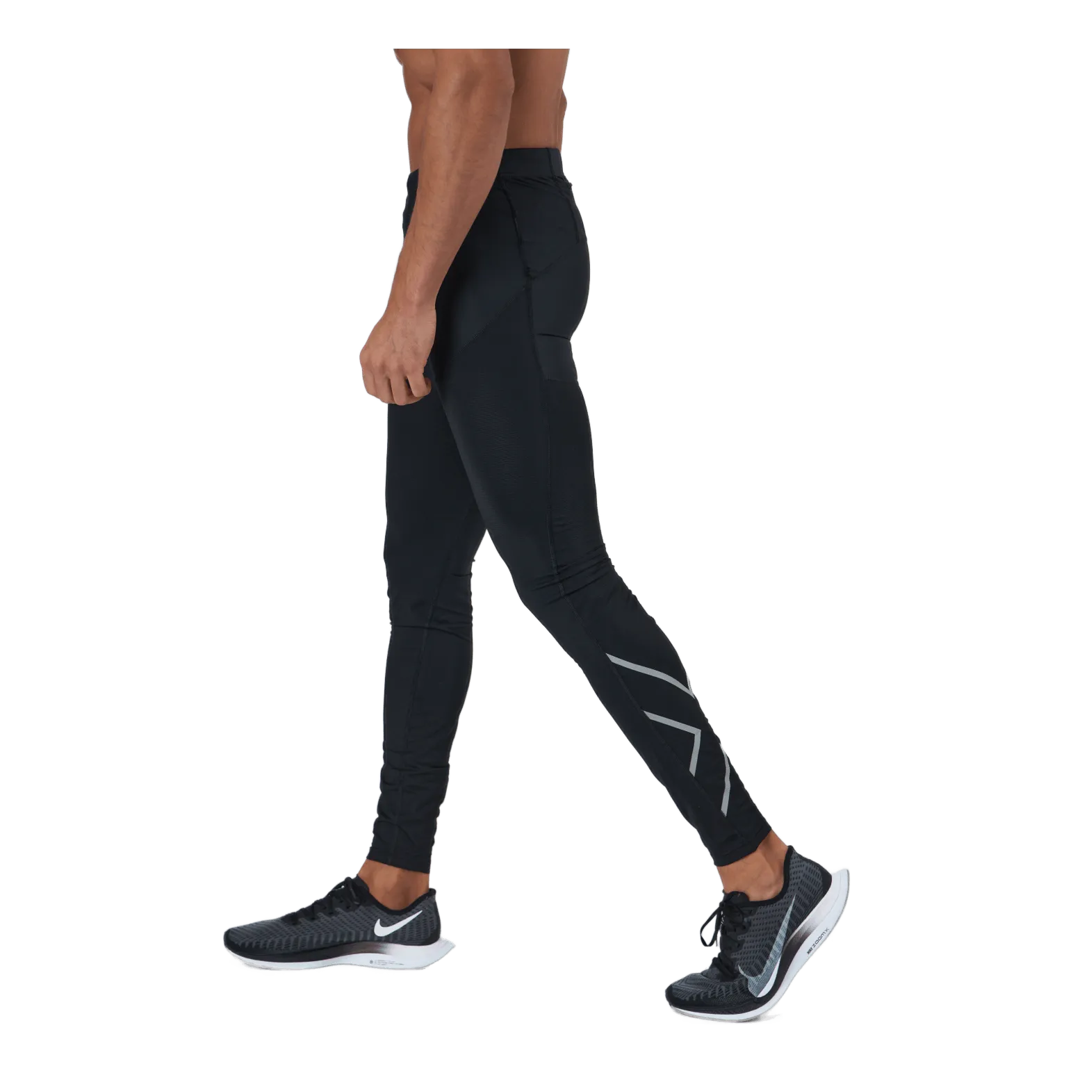 Aero Vent Compression Tights Black/silver Reflective