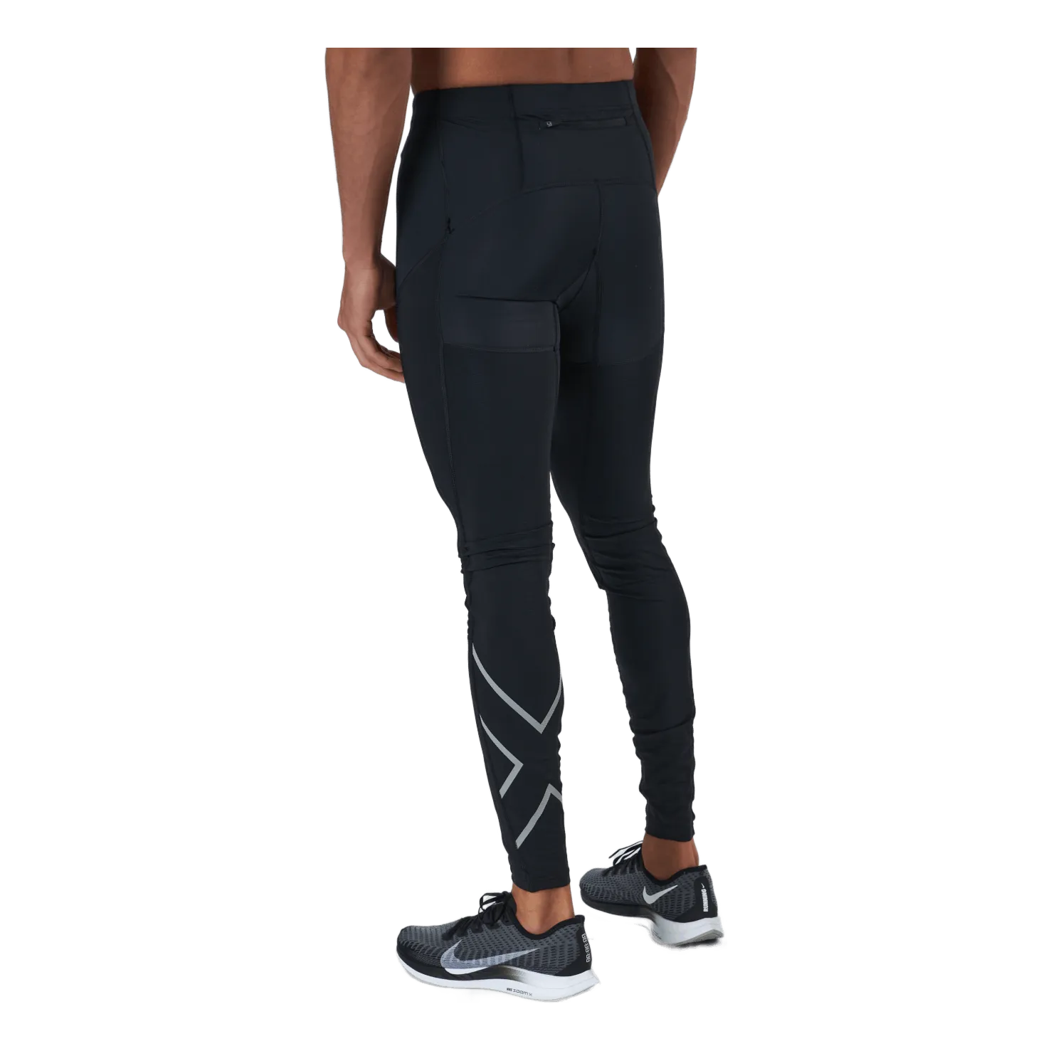 Aero Vent Compression Tights Black/silver Reflective