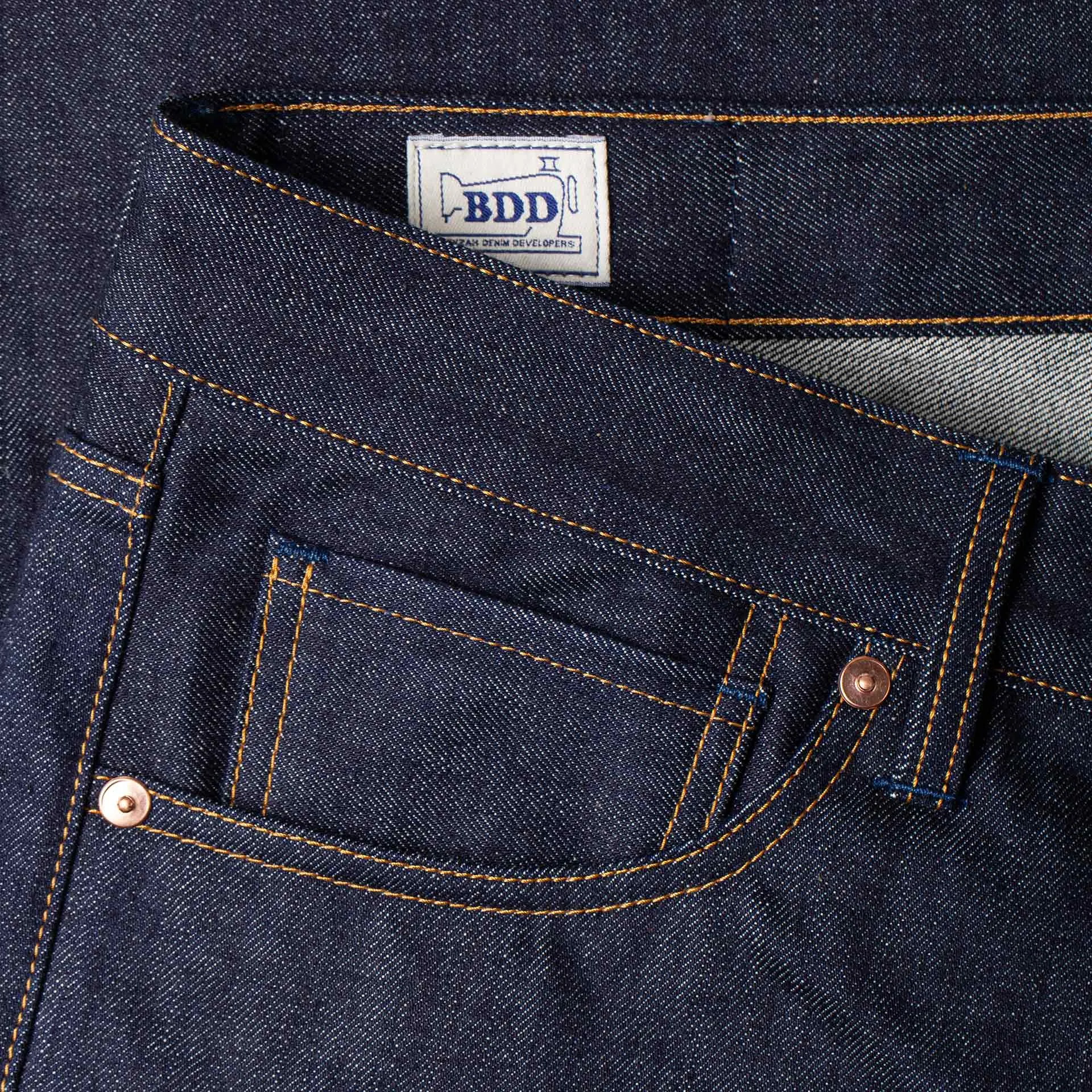 B-07 RELAXED STRAIGHT special #2 15 oz. vintage indigo selvedge
