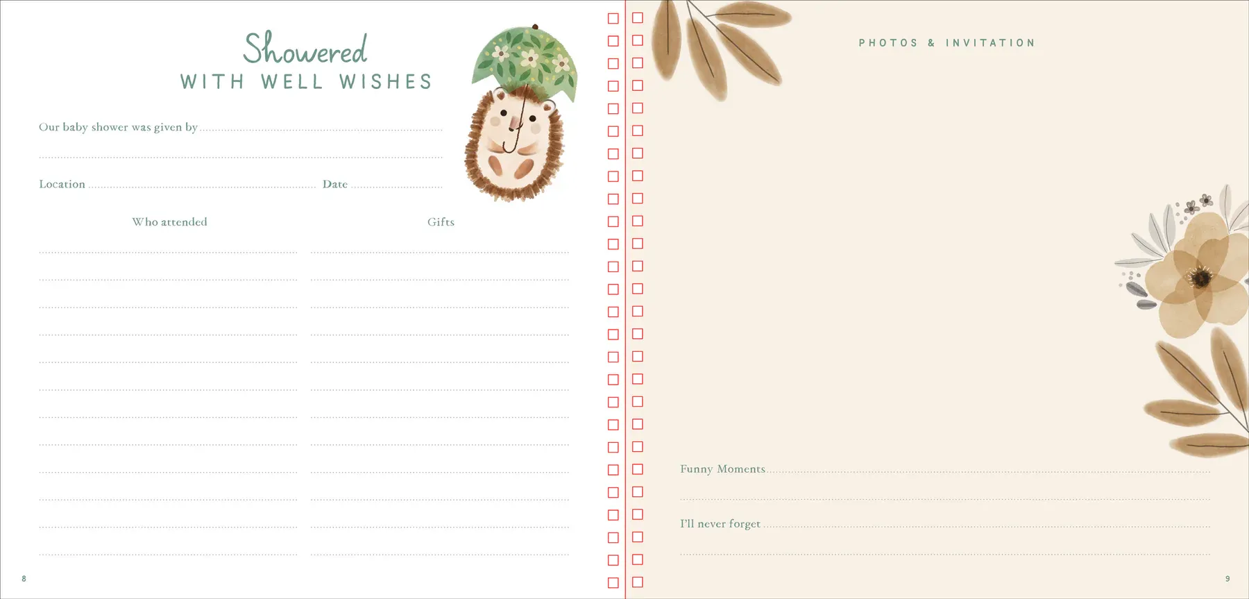 Baby's First Years - A Baby's Book and Keepsake Photo Album