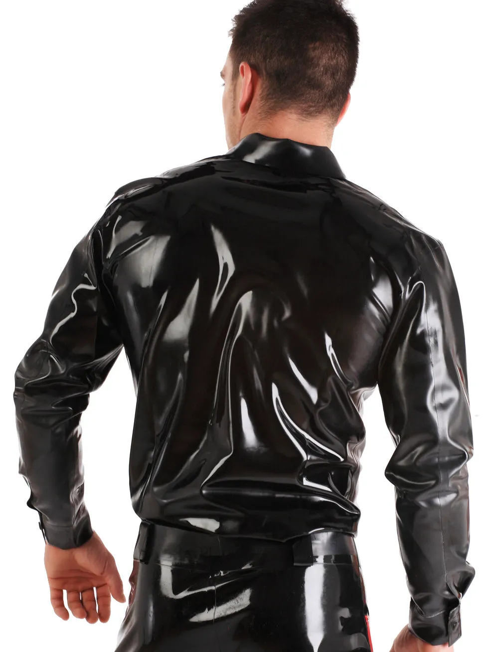 Black Latex Shirt