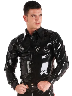 Black Latex Shirt