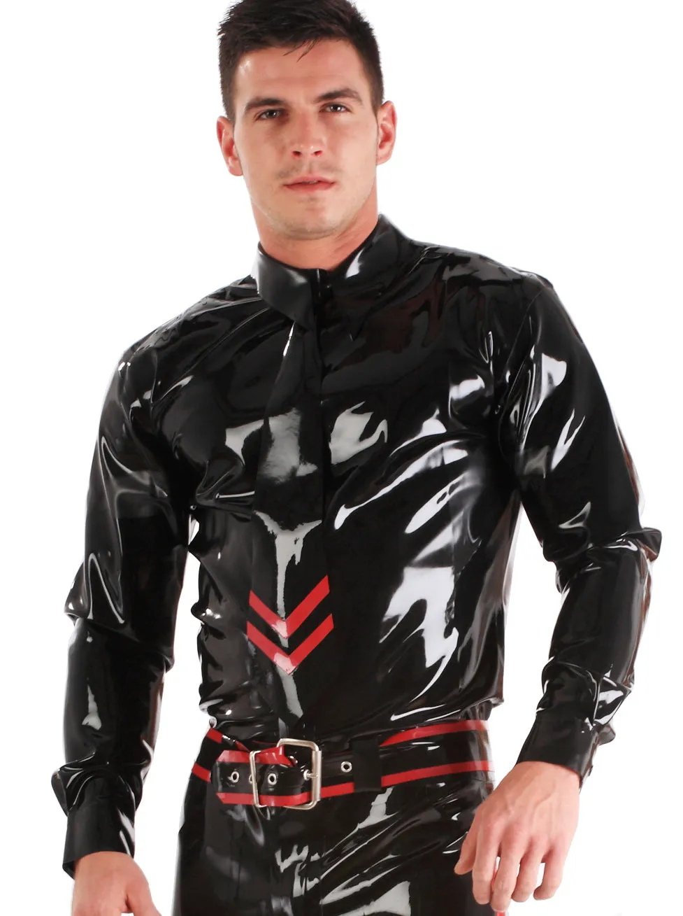 Black Latex Shirt
