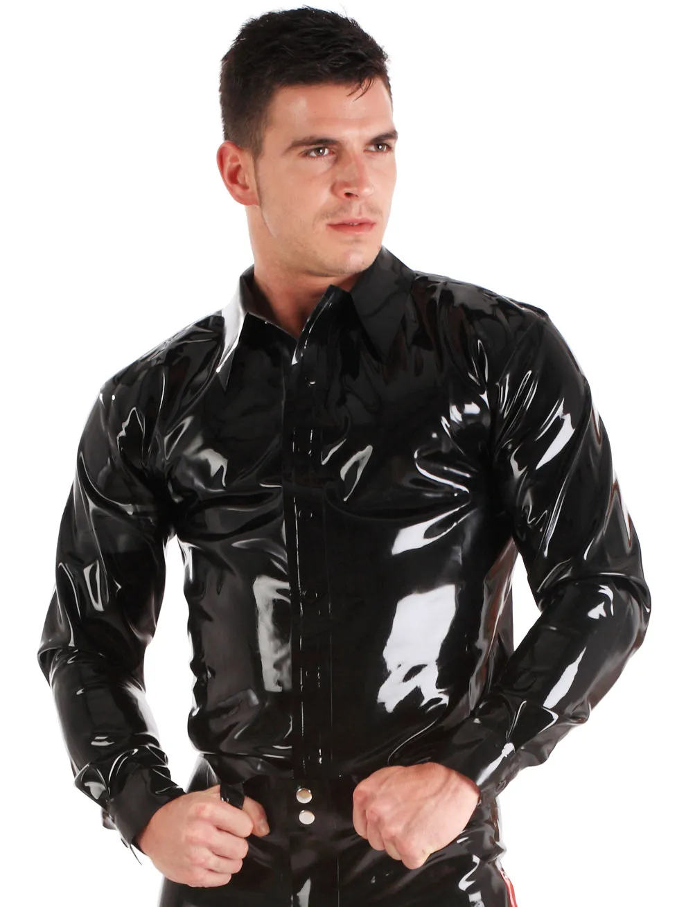 Black Latex Shirt