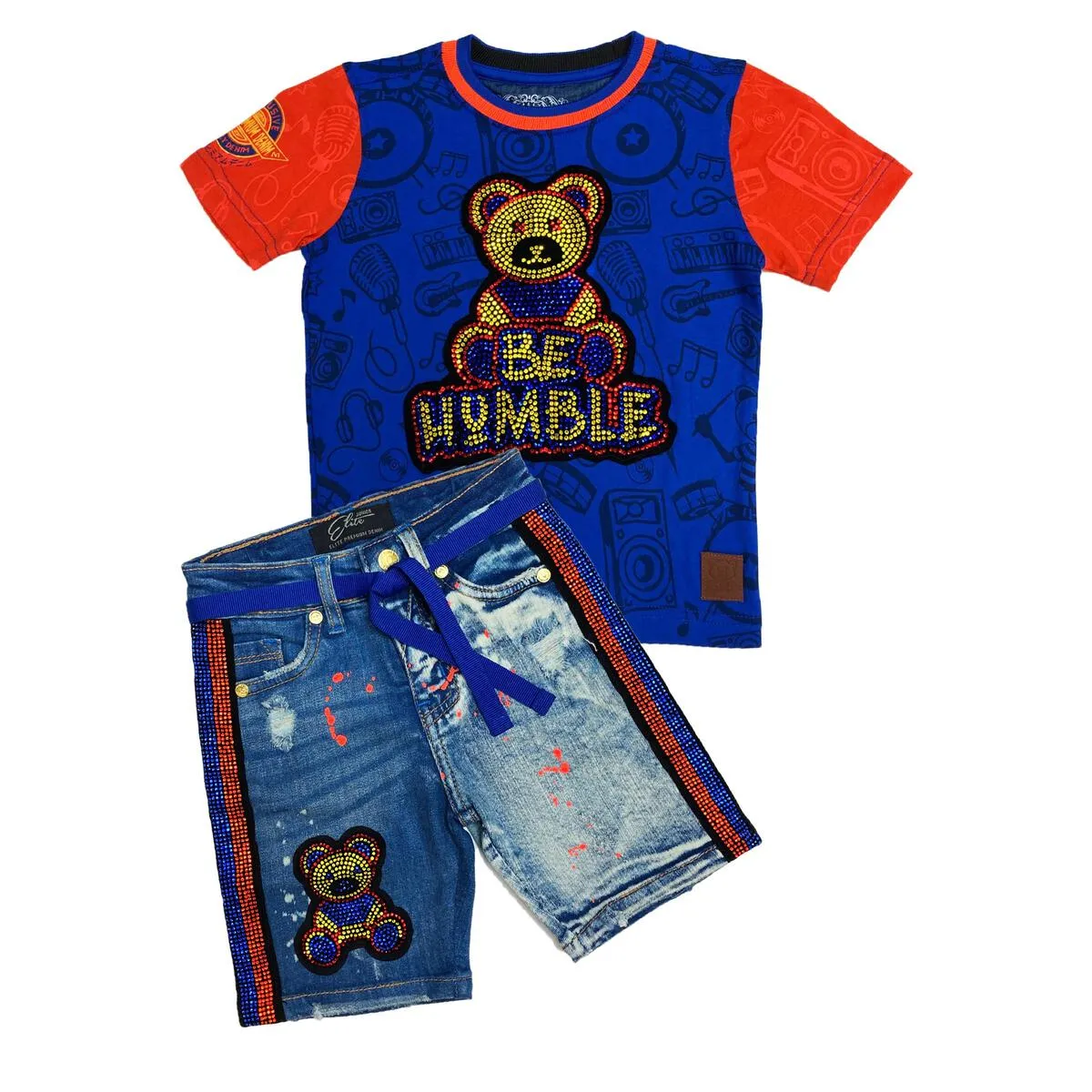 Elite Denim Kids 'Miami' Denim Shorts 508-JR
