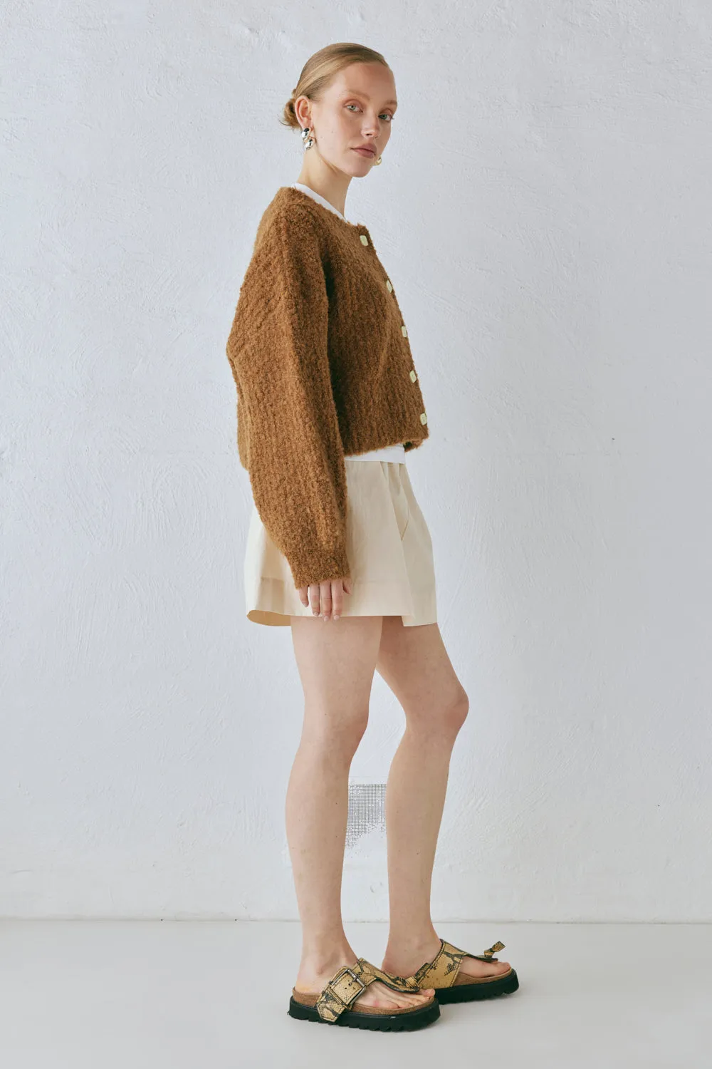 Elsie Knit Cardigan Copper