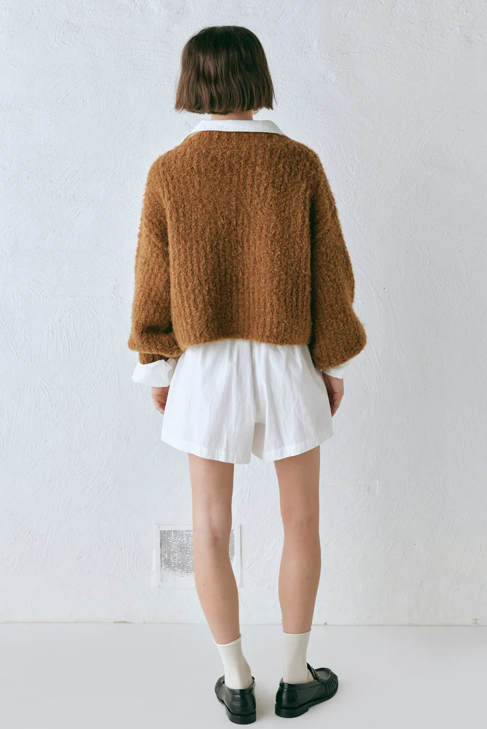 Elsie Knit Cardigan Copper