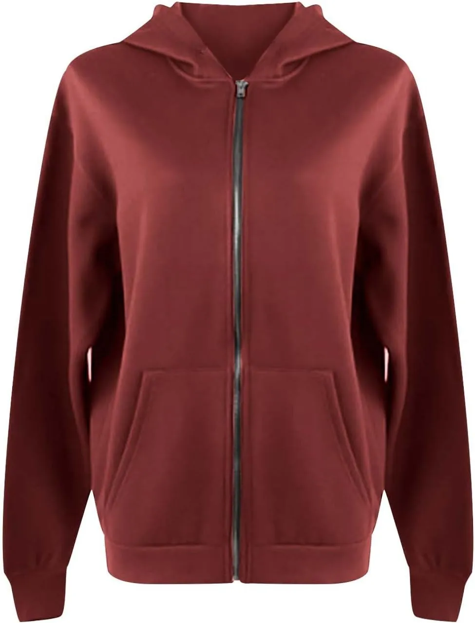 Full Zip Up Hoodies For Women Trendy 2023 Fall y2k Clothes Long Sleeve Zipper Hooded Sweatshirt Lightweight Jackets