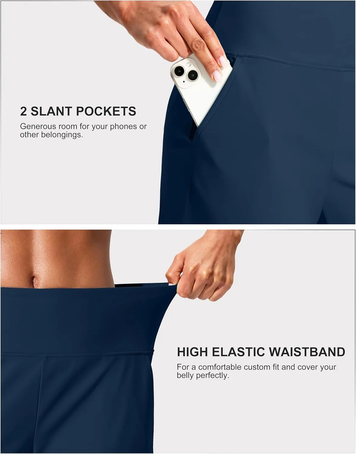 G Gradual Women's 7" Quick Dry Swim Board Shorts Swimming Bottoms High Waisted Beach Shorts for Women with Liner Pockets