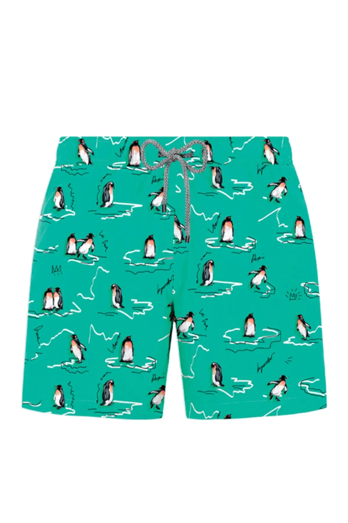 John Frank Men's Printed - Patterned Swim Shorts