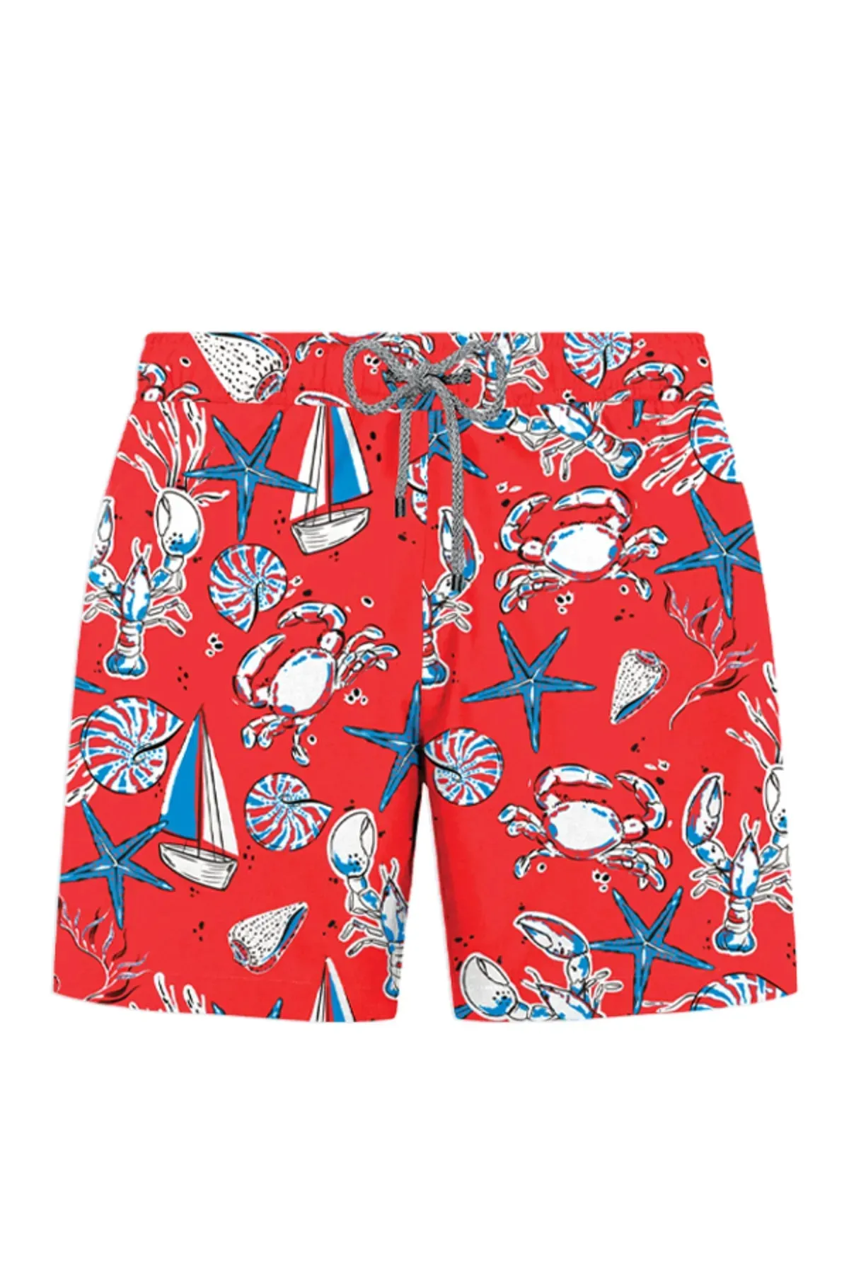 John Frank Men's Printed - Patterned Swim Shorts