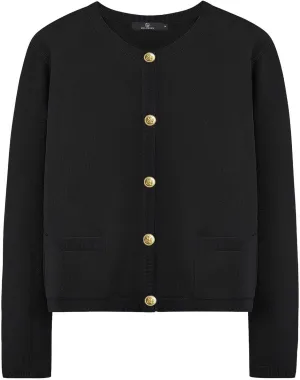 LILLUSORY Women's Cardigan Sweaters 2025 Fall Oufits Clothes Fashion Trendy Long Sleeve Tops Casual Knit Jackets