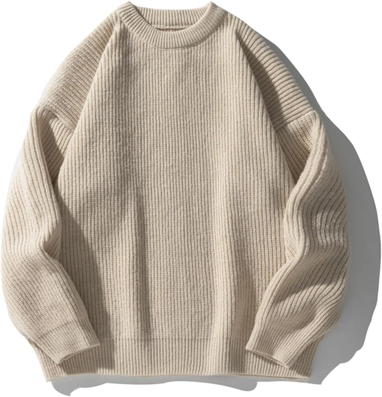 Men's Vintage Grandpa Aesthetic Sweaters Crewneck Knitted Sweatshirt Pullovers Y2K Grunge Clothing Korean Streetwear