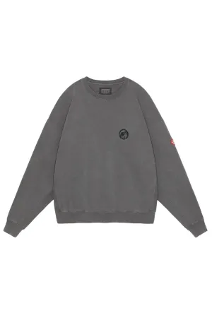 OVERDYE PRE COG CREW NECK CHARCOAL