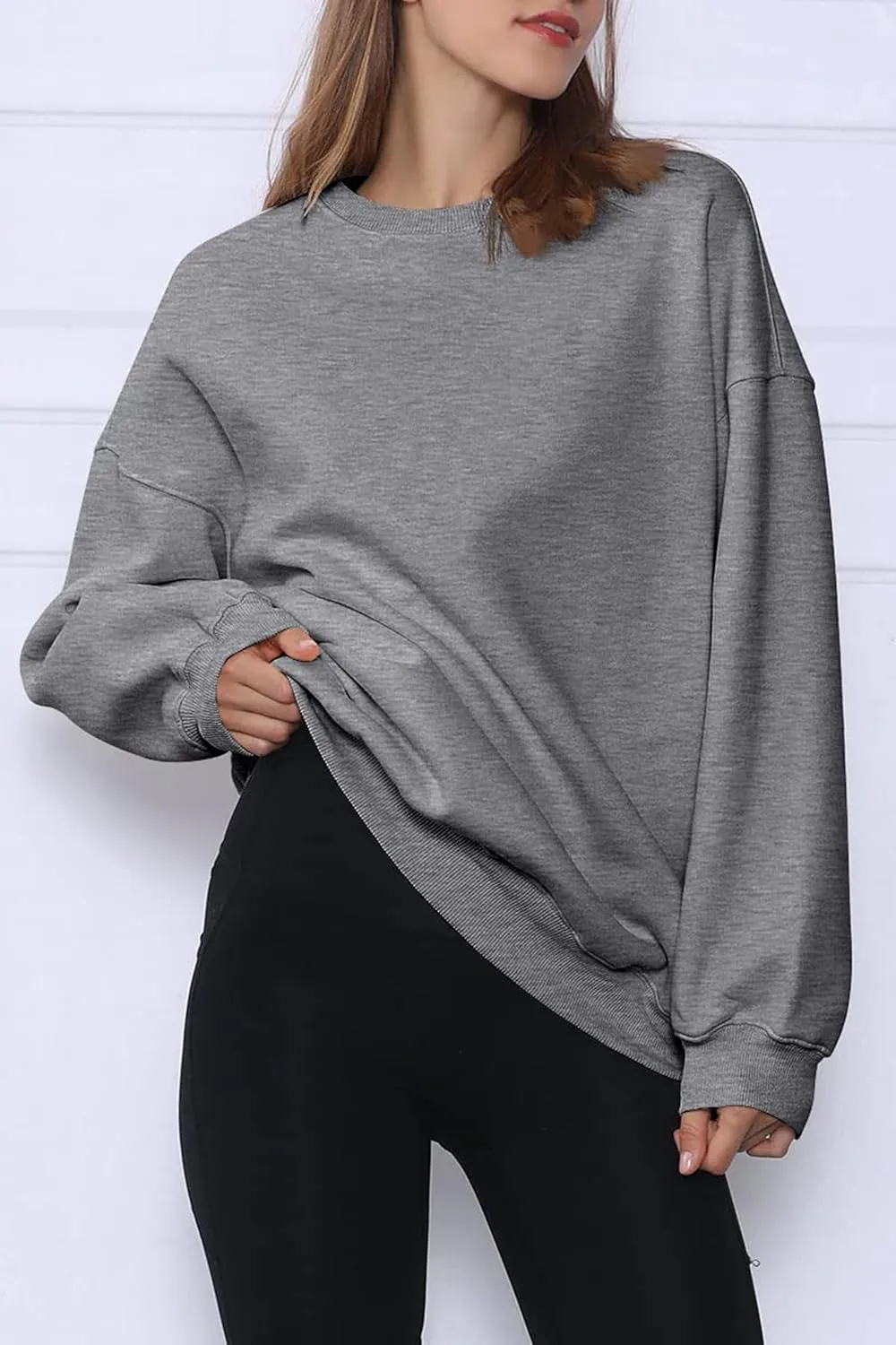 Oversized Sweatshirts for Women Hoodies Crewneck Fall Winter Outfits Pullover Sweaters Clothes Fashion 2024