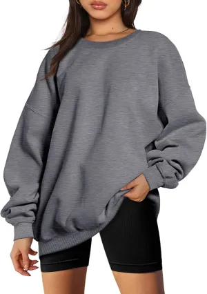 Oversized Sweatshirts for Women Hoodies Crewneck Fall Winter Outfits Pullover Sweaters Clothes Fashion 2024