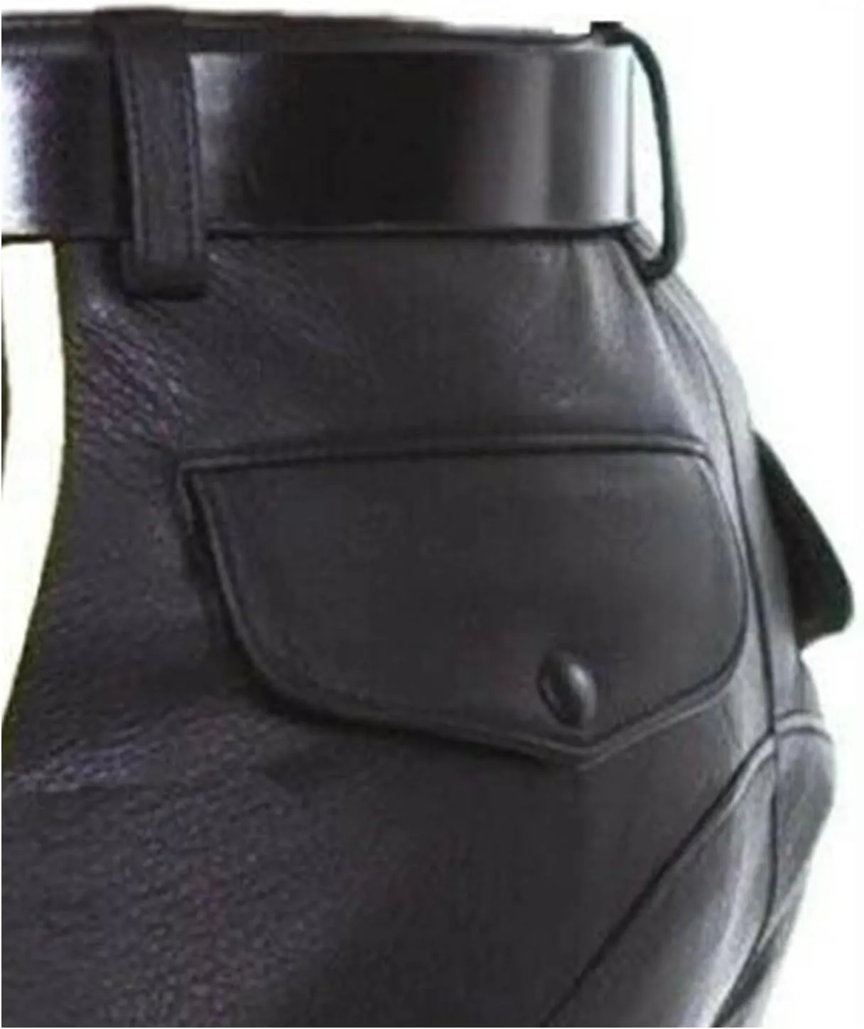 SOMTHRON Men's PU Leather Shorts Striped Sexy Rave Hot Shorts Straight Leg Club Party Short Pants with Pockets