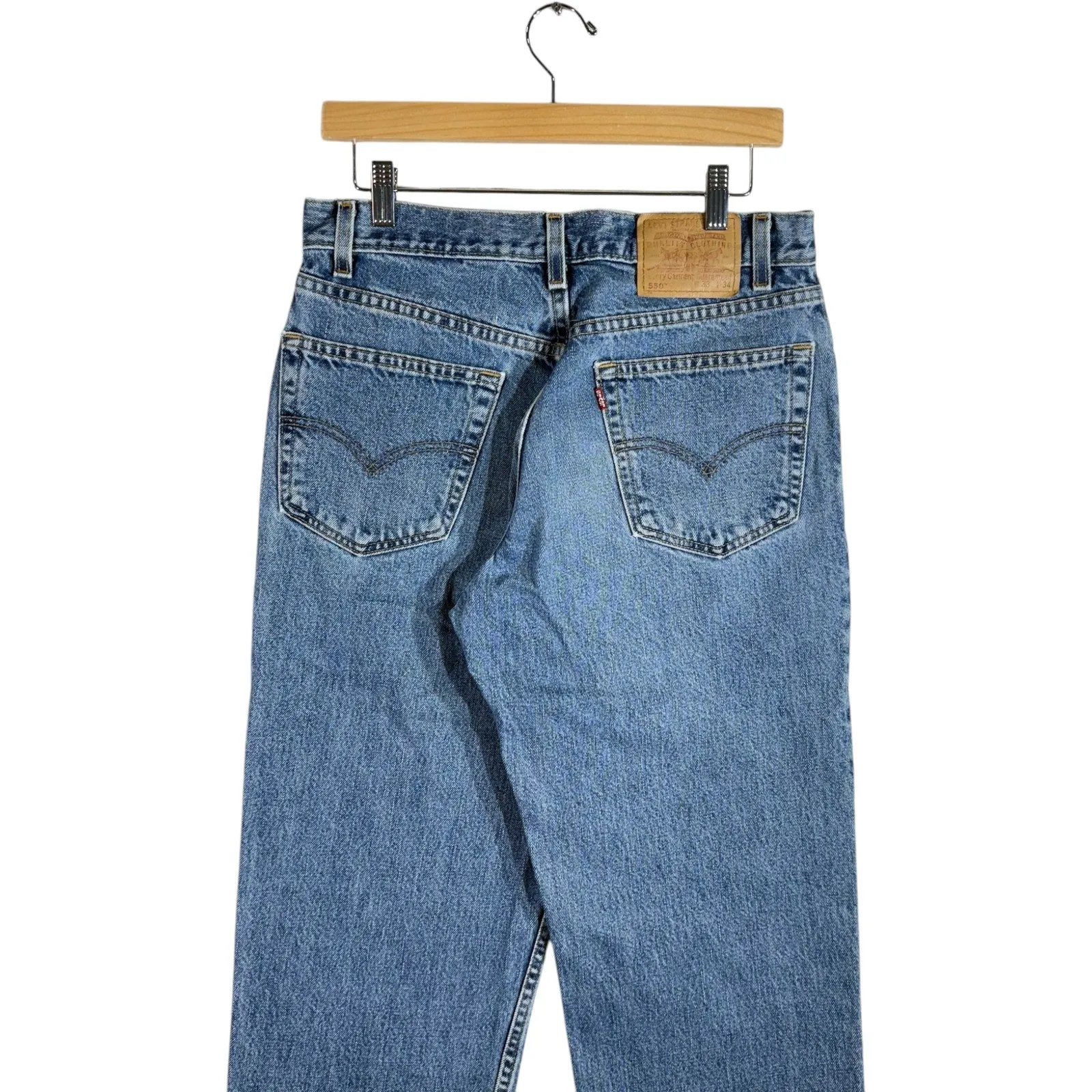 Vintage Levi's 550 Relaxed Fit Jeans 33x34