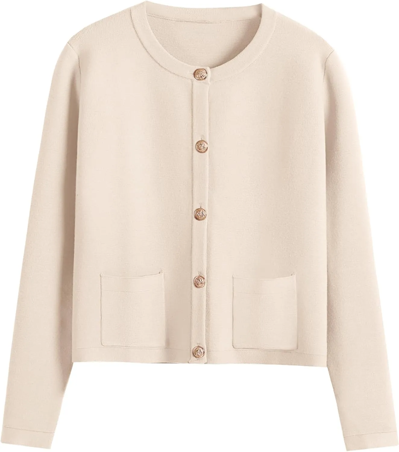 Women Striped Cardigan Sweaters Button Down Cropped Knit Lady Jackets Coat 2024 Fall Outfits Trendy Clothes