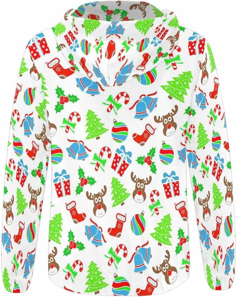 WomenS Jackets Christmas Doodle Gnome And Candy Womens Zip Up Hoodies Long Sleeve Sweatshirts Fall Outfits Sweaters