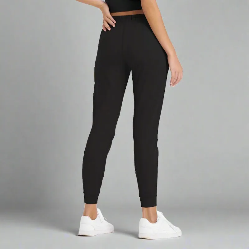 Womens Performance Jogger LONG - Black Heather