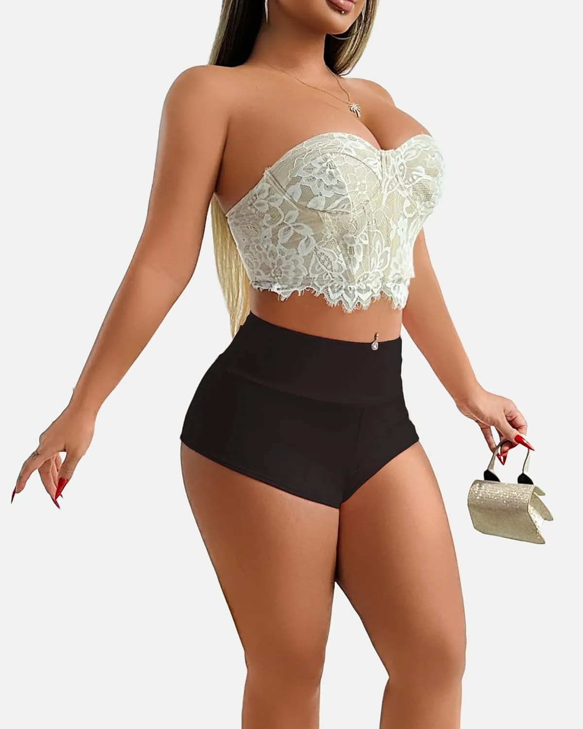 Women's Yoga Shorts Booty Butt Lifting Scrunch Shorts Sexy High Waisted Pole Dance Workout Gym Active Hot Pants Rave Outfits