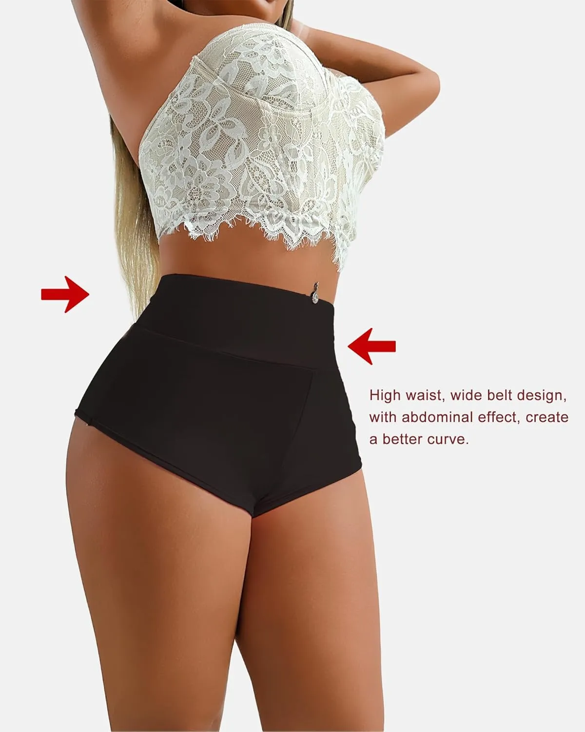 Women's Yoga Shorts Booty Butt Lifting Scrunch Shorts Sexy High Waisted Pole Dance Workout Gym Active Hot Pants Rave Outfits