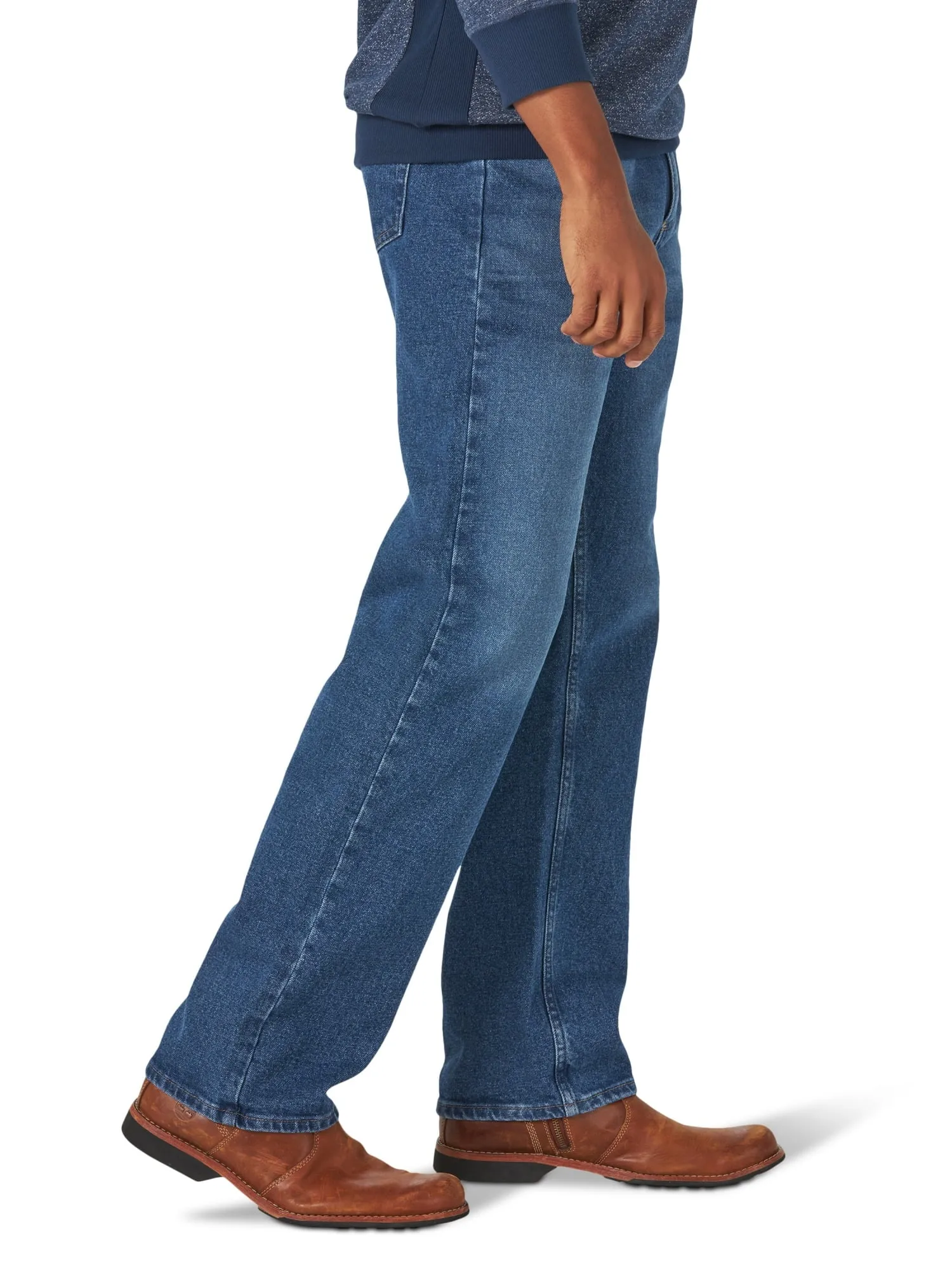 Wrangler Men's and Big Men's Relaxed Fit Jeans with Flex