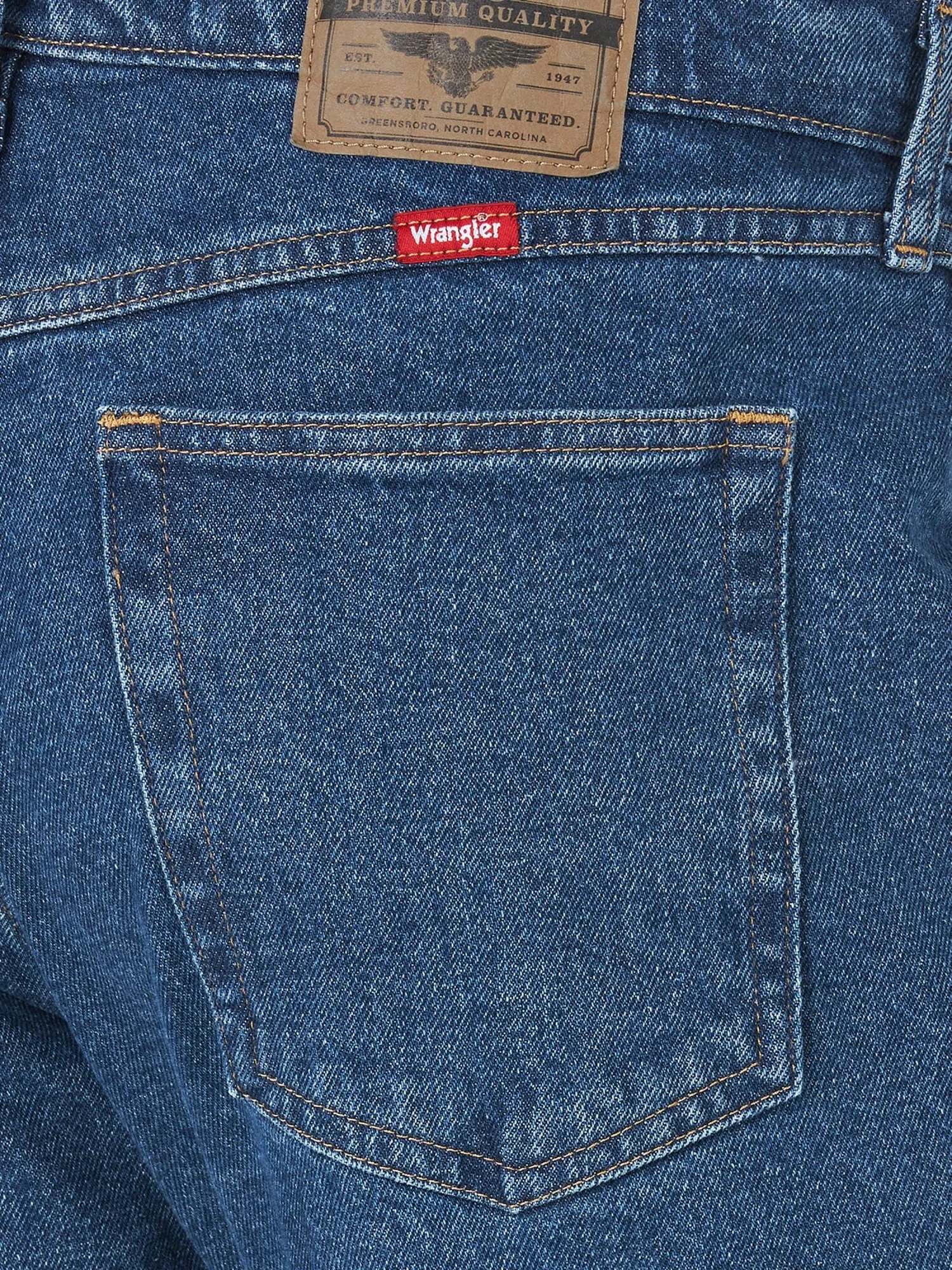 Wrangler Men's and Big Men's Relaxed Fit Jeans with Flex