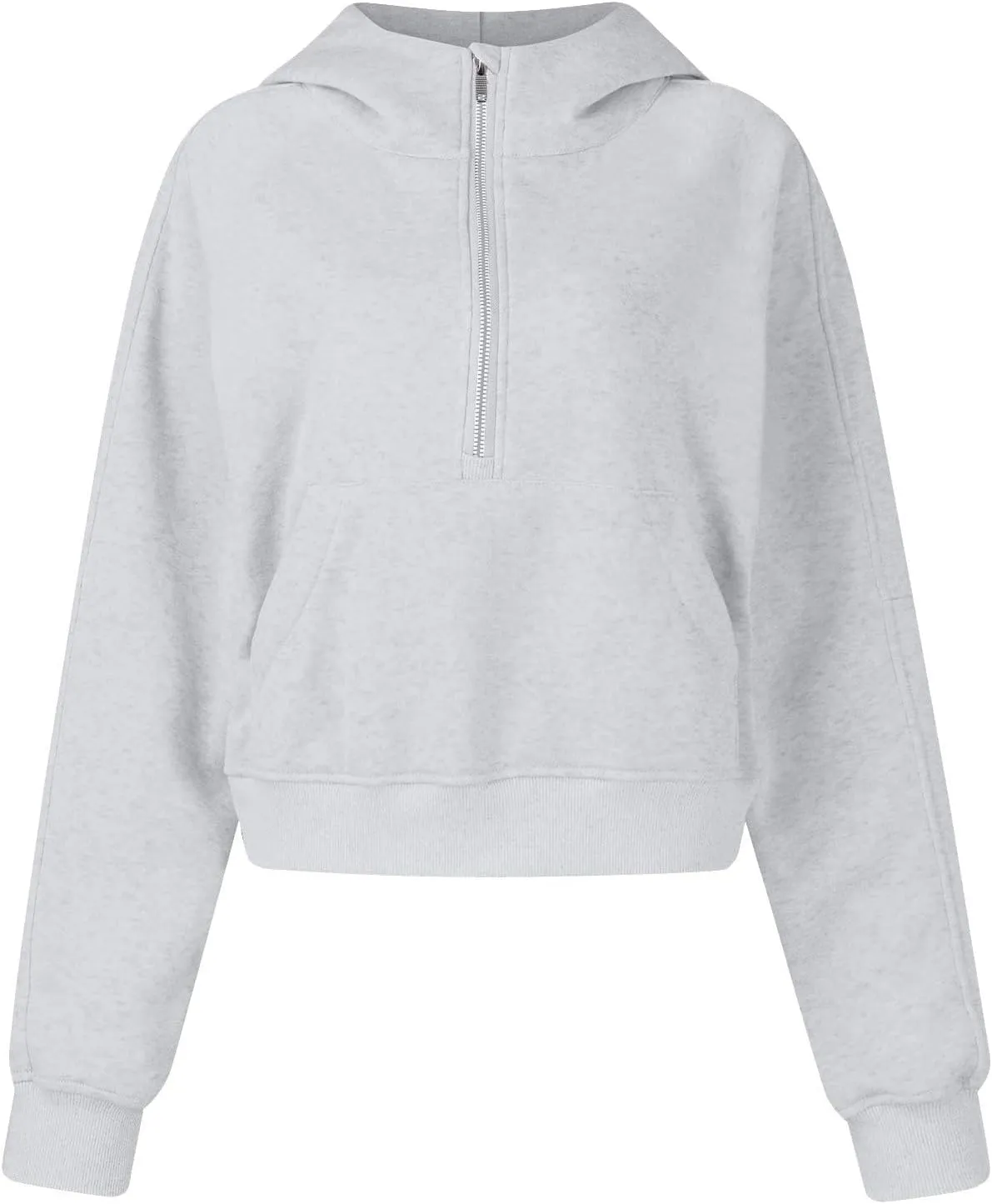 Zip Up Hoodie Women,2024 Fall Thumb Hole Half Zip Sweatshirts Fleece Jackets Tops Oversized Pullover With Pockets